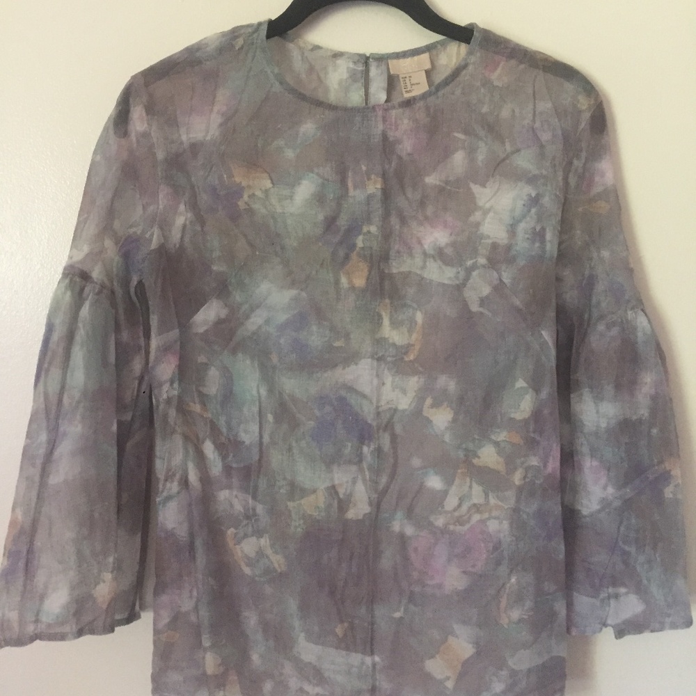 H&M Sheer Blouse